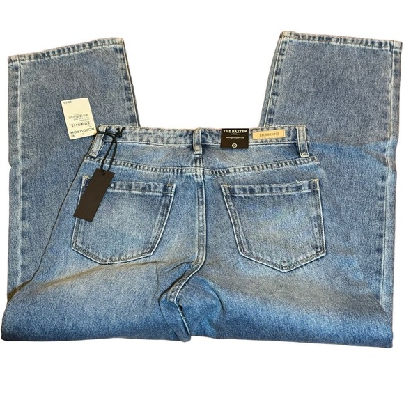 BLANKNYC The Baxter On Ocean Time Ribcage Straight Leg Jeans In Blue Size 26 NWT - Picture 5 of 11